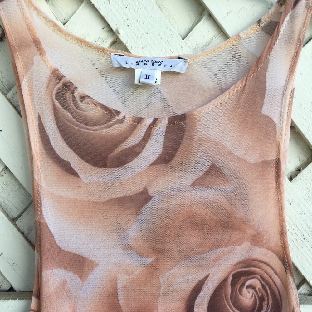 Vintage Sheer Maxi Slip Dress